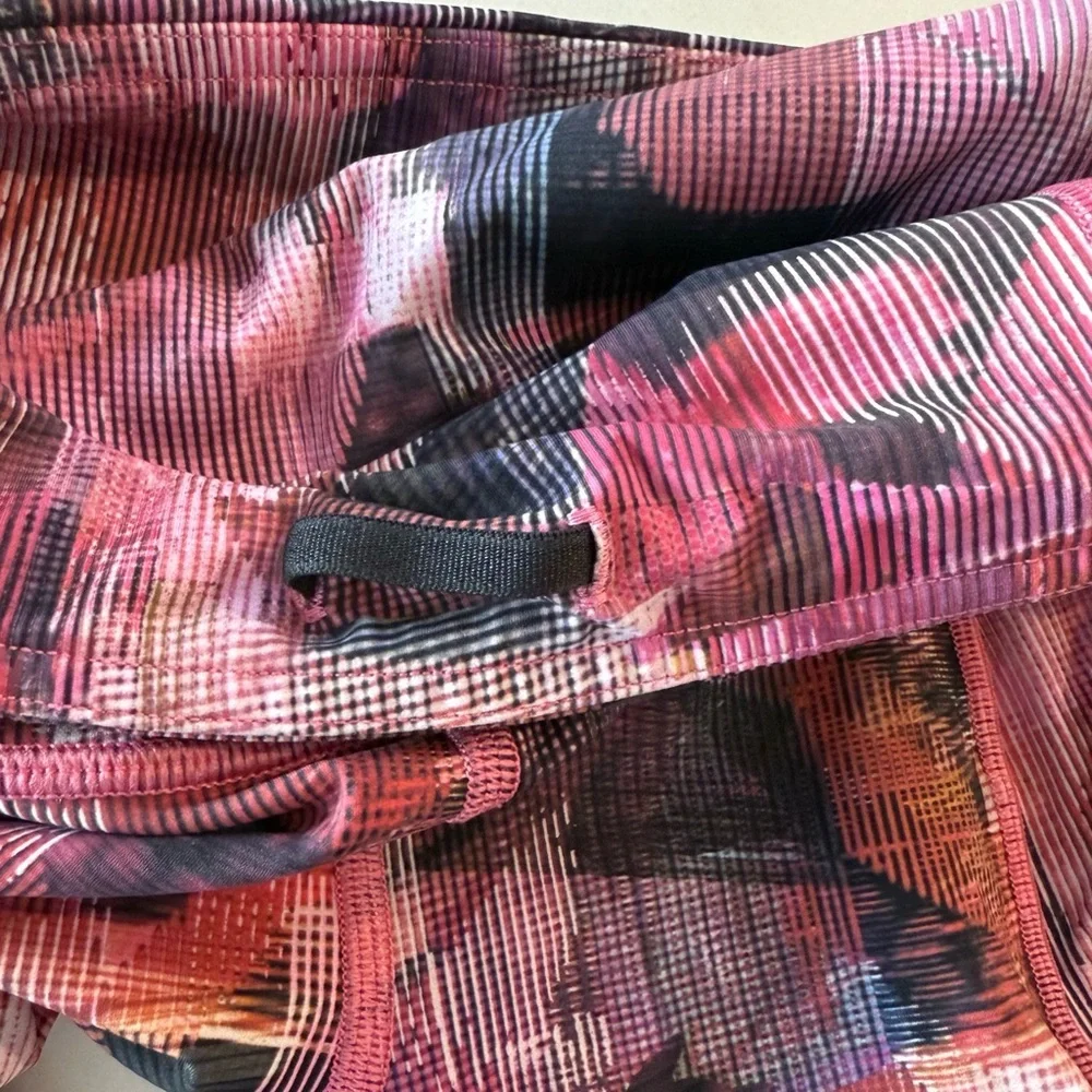 Lululemon Women’s Fast & Free 7/8 Tight‎ II  Athletic Leggings Pinks Size 4 EUC